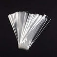thumbnail image 1 of Paquete genérico de 100 bolsas de celofán transparentes resellables de 25 x 6 cm, autosellantes y reutilizables, de película plástica extruida., 1 of 2
