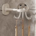 thumbnail image 3 of Multifunctional Kitchen Hooks 360 ° Rotation Octopus Shaped Non-Marking Adhesive Hooks in Bathroom C, 3 of 8