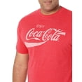thumbnail image 3 of Camiseta Coca-Cola Clásica para Hombre Roja Jaspeada Talla Grande, 3 of 7
