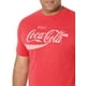 thumbnail image 3 of Camiseta Clásica Coca-Cola para Hombre Roja Jaspeada Talle XL, 3 of 7
