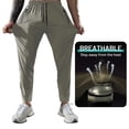 thumbnail image 4 of Men's Hiking Pants Quick-Dry Lightweight Sweatpants Outdoor Fishing Pants Water Resistant with Zipper Pockets, 4 of 6