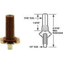 Prime-Line Products N 6707 Bi-Fold Door Bottom Pivot, Adjustable,(Pack of 2)