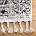 thumbnail image 3 of nuLOOM Galant Striped Ethnic Tassel Area Rug, 4' x 6', Ivory, 3 of 4