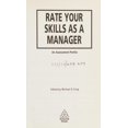 thumbnail image 1 of Pre-Owned Rate Your Skills As a Manager (Paperback) 9780749413415, 1 of 1