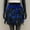 Royal Blue, variant on Womens Faux Feather A Line Mini Skirt with Bold Colors and Fluffy Texture for Women Who Love To Stand Out Black L