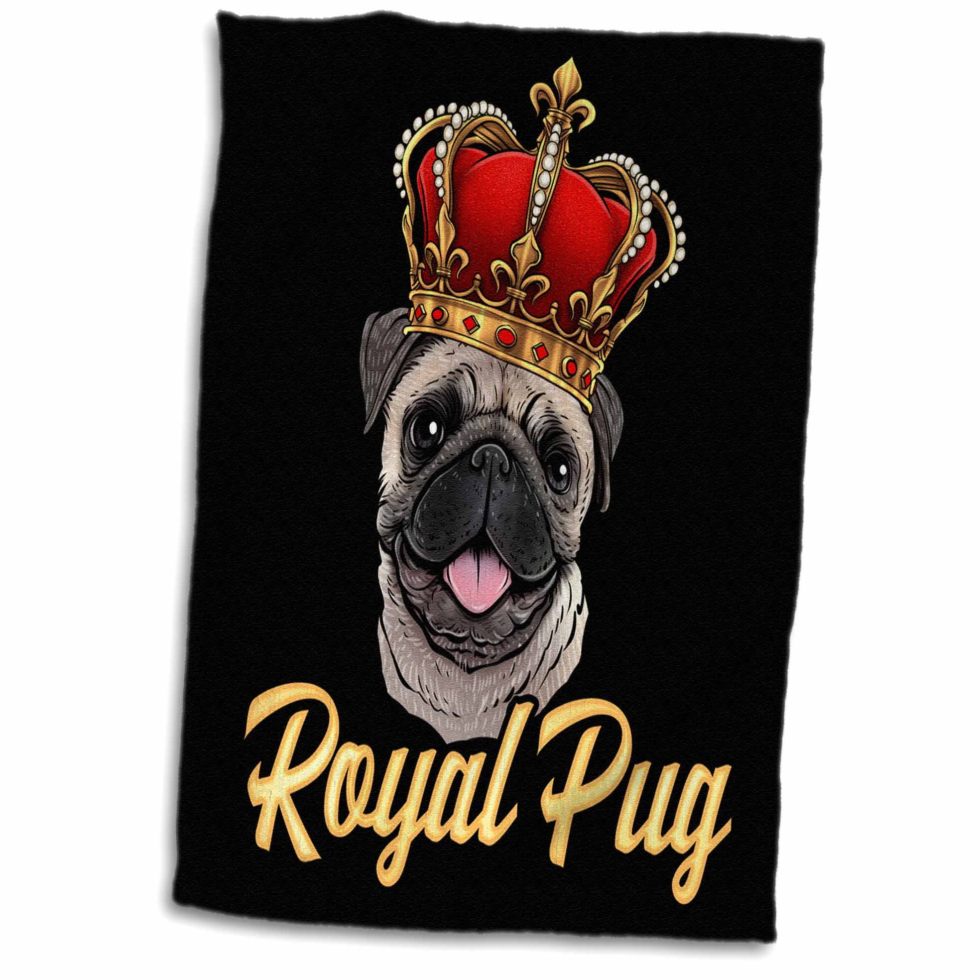 Pug towel walmart sale