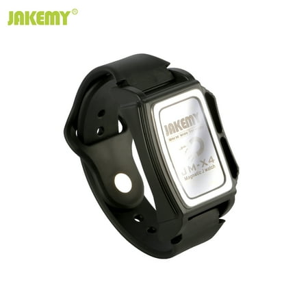 

Jakemy JM-X4 Components Adsorption Bracelet Tool Magnetic Keeper Screws Wrist Band Nut Screws Wristband