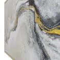 thumbnail image 4 of Yosemite Home Decor 'Fluid Motion II' 55x27" Wood Canvas Wall Art in Multi-Color, 4 of 5