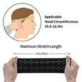 thumbnail image 6 of Balery Black Poker Sports Headbands for Men,Moisture Wicking Workout Headband, Sweatband Headbands for Running,Cycling,Football, 6 of 9