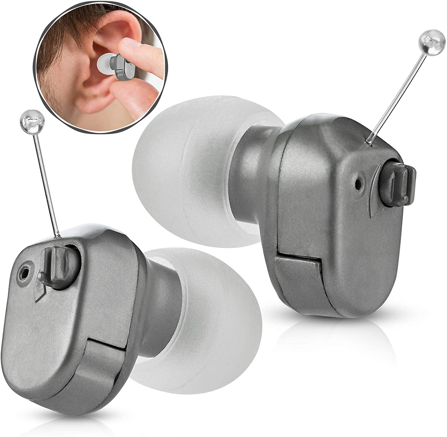 Digital Hearing Amplifier inTheCanal (ITC) Pair of in Ear Sound