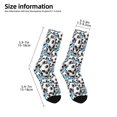 thumbnail image 2 of Fuzoiu Football Soccer Ball Print Kids Socks For Boys Girls,Grip Crew Socks with Non Slip,Lightweight Stretch Crew Socks,Toddlers Crew Boot Socks, 2 of 5
