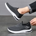 thumbnail image 3 of YUDAI Men's Slip-On Walking Shoes – Non-Slip, Breathable Mesh Sneakers for Gym, Workout & Everyday Wear, 3 of 5