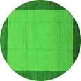 thumbnail image 1 of Ahgly Company Indoor Round Abstract Green Modern Area Rugs, 8' Round, 1 of 4