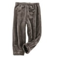 thumbnail image 2 of Fozruso Girls Cargo Pants Boys And Girls' Flannel Clothes Pants Winter Warm Soft Fuzzy With Fleece Sweatpants Sizes 11-12 Years, 2 of 4