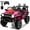 Pink, variant on Joyracer 24V Ride on Toys Truck 4WD/2WD Switchable with Remote Control & 2 XL Seater, 800W Powered Ride on Car with Spring Suspension, 3 Speeds, Bluetooth Music Gift for Big Kids, Pink