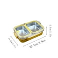 thumbnail image 2 of Microwave Food Storage Containers Reusable Bento Lunch Boxes For Meal Prep Leakproof Stackable Kitchen Organization, 2 of 6