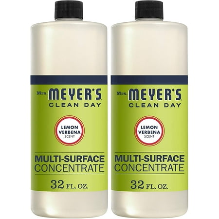 Mrs. Meyer's Clean Day Multi-Surface Cleaner Concentrate, Use to Clean Floors, Tile, Counters,Lemon Verbena Scent, 32 oz- Pack of (Best Way To Clean Saltillo Tile)