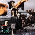 thumbnail image 6 of Miniature Halloween Tombstones Set - 1 Inch Spooky Graveyard Accessories with Skulls & Crosses for Terrariums, Haunted Villages & DIY Crafts, 6 of 8