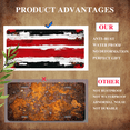 thumbnail image 5 of 1 Pcs Durable License Plate Covers & Frames, Abstract Flag For Decorative Front, Waterproof For Decoration Aluminum License Plate Covers & Frames Cover For Men Women, 12" X 6", 5 of 6