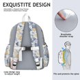 thumbnail image 5 of Pioneer Flower Backpack for School,Cute School Bag,Schoolbag with Adjustable Shoulder Straps & Padded Back,13.4"x11"x4.7", 5 of 6