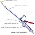 thumbnail image 2 of Pistola de aire comprimido JASTIND de acero inoxidable industrial de alto volumen, 2 of 6