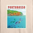 thumbnail image 3 of Luca - Portorosso Italy Postcard - Women's Lightweight French Terry Long Sleeve Shirt, 3 of 5
