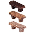 thumbnail image 4 of OUNONA 3 Pcs Siège de Banc de Parc Miniature en Résine Couleurs Assorties Déco de Jardin Design Concis, 4 of 6