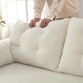 thumbnail image 5 of 78.7"Foldable Sofa Bed - No Assembly Convertible Couch, Space-Saving Design with Plush Teddy Fabric, Easy to Clean, 5 of 8