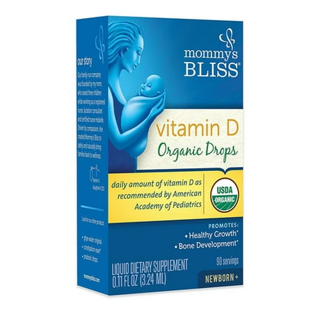 Mommys Bliss gouttes de vitamine D organique, 0.11 Oz