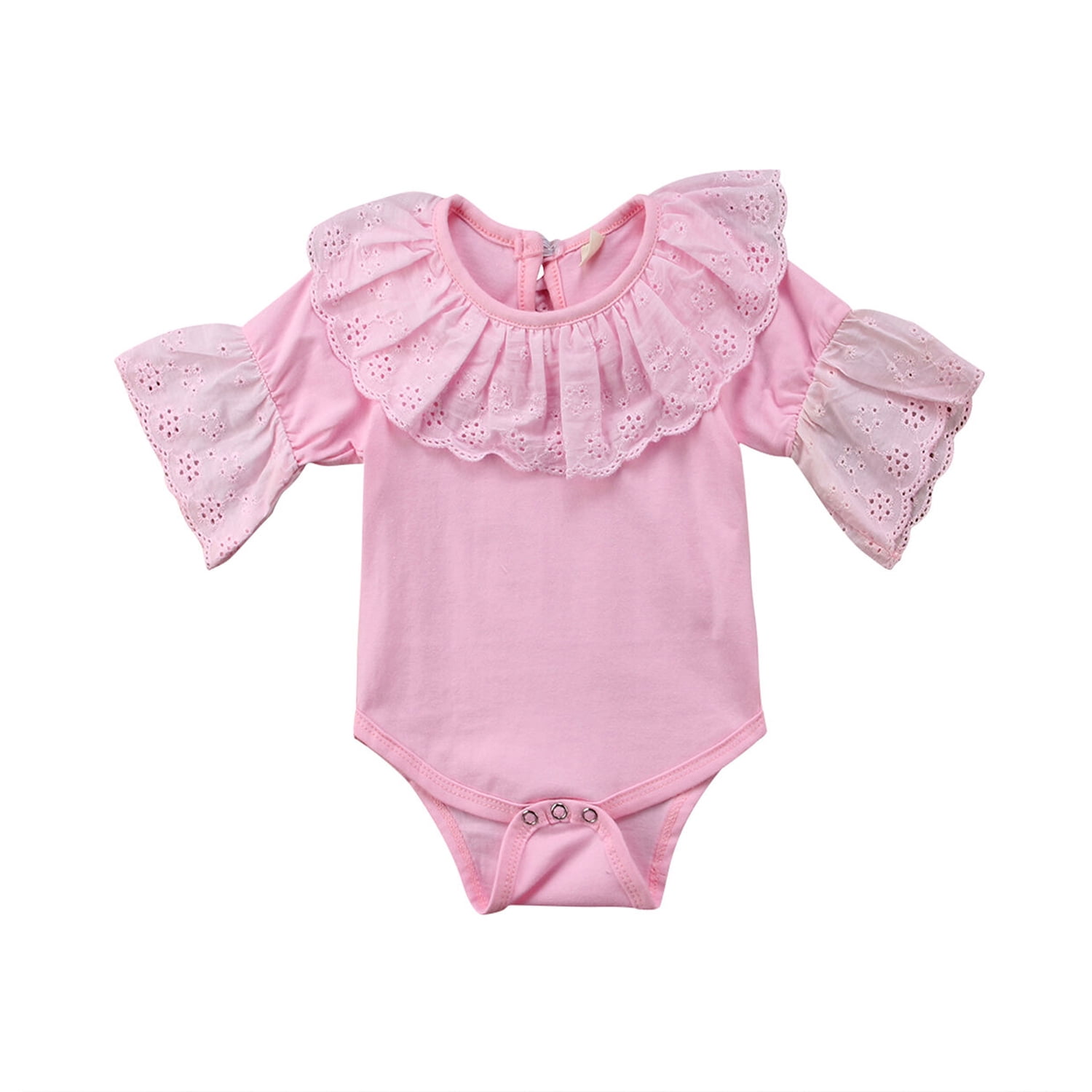 baby girl collar bodysuit