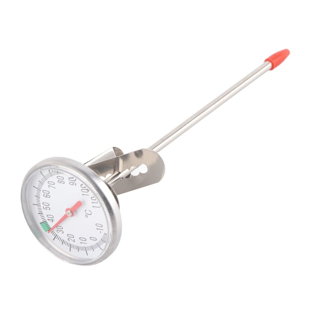 Thermomètre à Lait pour Café, Accessoires de Moussage de Café en Acier Inoxydable, Design Révolutionnaire