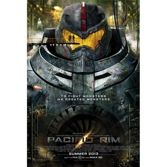 Pop Culture Graphics MOVAB53805 Pacific Rim Movie Poster, 11 x 17