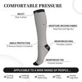 thumbnail image 3 of Bixox Gary Print Compression Socks,Compression Socks Women & Men Circulation for Medical,Running,Athletic, 3 of 7