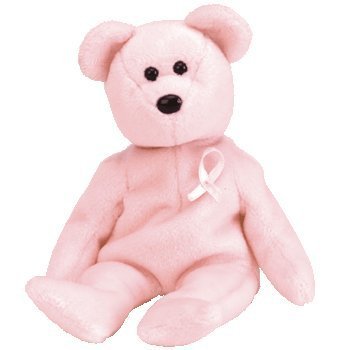 TY Beanie Baby - CURE the Pink Bear (Breast Cancer Awareness Bear) (9 inch)