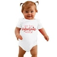 thumbnail image 3 of Byoo Valentine's Day Boys Onesies Short Sleeved Letter Printed Crew Neck Romper Soft Daily Active 1pcs Bodysuit for Baby, 3 of 5