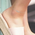 thumbnail image 2 of Personalized Underscore Script Anklet, 2 of 2