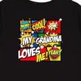 thumbnail image 4 of Inktastic My Grandma Loves Me Superhero Boys or Girls Long Sleeve Toddler T-Shirt, 4 of 5