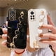 thumbnail image 2 of Funda de cadena con pulsera de corazón de amor chapada a la moda para Xiaomi Redmi Note 11 12 11S 10 10S 10C 10A 9S 9T 9C 12T, funda a prueba de golpes Fivean unisex, 2 of 2