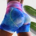 thumbnail image 5 of Gibobby Pantalones dama Pantalones cortos Casual Yoga Hip Fashion Lifting Mujer Pantalones estampados Fitness Yoga Pantalones(Multicolor， M), 5 of 5