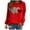 Red, variant on Love Heart Graphic Sweatshirt for Women Plaid Leopard Heart Print Sweater Valentines Day Funny Long Sleeve Tunic Top Shirts Black L