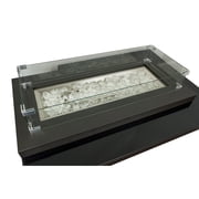 AZ Patio Heaters GSF-RFP Two-Tier Fire Table With Glass Top