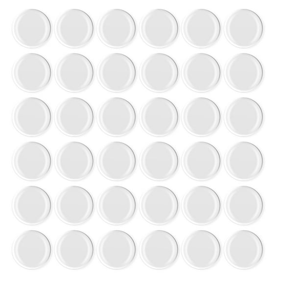 36 Pcs Silicone Pads for Glass Table Tops Drawer Bumpers Gasket