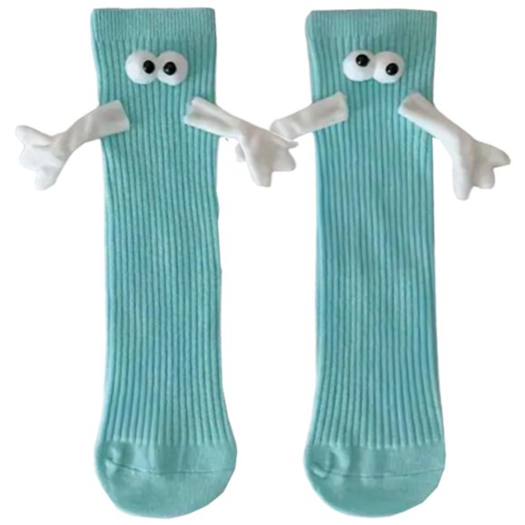 Medias 3D Creativas VentDepot MagSoxGreen Mint 1Par Verde Menta 5-9.5US