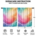 thumbnail image 2 of Blackout Kids Curtains,Rainbow Tie Dye Swirl Pattern Childrens Insulated Curtains Set Of 2,Bedroom Essentials,Toddler Room Decor 42"x54", 2 of 5