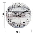 thumbnail image 2 of Skycarper Vintage Country Retro Indoor Decorative Wall Clock, Non-Ticking, 2 of 5