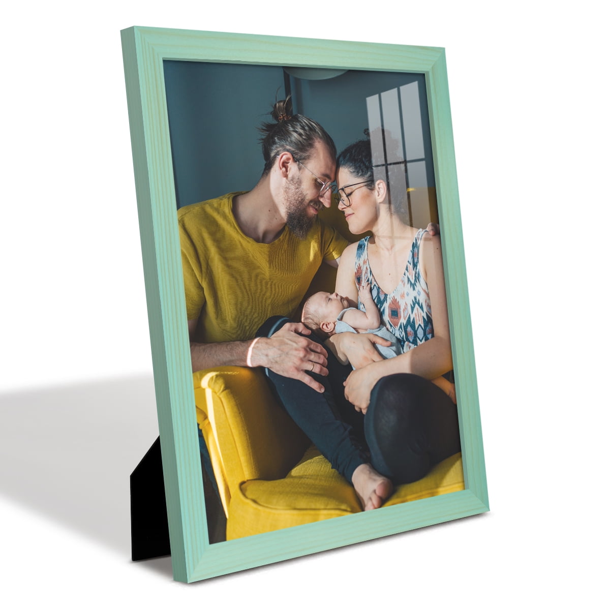 11x14 Wood Grain Picture Frame - Palegreen