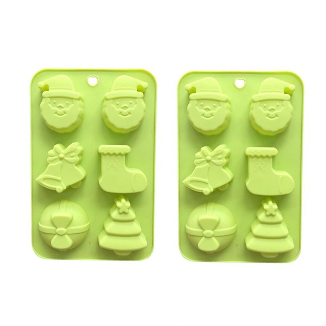 Gibobby Molde con forma de agujeros para pasteles, jabón de silicona redondo para pudín de gelatina para molde de pastel de Chocolate(Café)