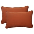 thumbnail image 1 of Pillow Perfect 503844 Cinabre Brûlé Orange Rectangle Jeter Oreiller (Lot de 2), 1 of 1