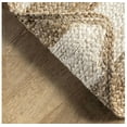 thumbnail image 6 of Indian Handmade Jute Braided Rug | Textured pattern Rug Non-slip jute rug, Textured jute rug, Neutral jute rug, Earthy tone rug, 6 of 8