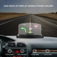 thumbnail image 3 of HUD Head Up Display Mobile Phone Holder GPS Navigation Car Speed Projector Car Phone Stand HUD Car Phone Navigation Bracket Support New!, 3 of 8